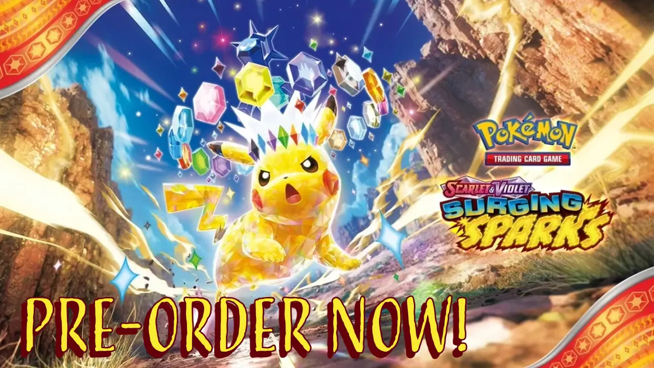 Pre-order Pokemon TCG Surging Sparks