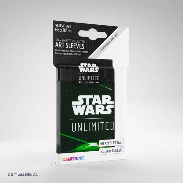 Star Wars: Unlimited - Art Sleeves - Card Back Green