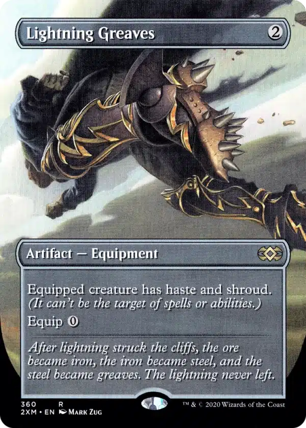 Lightning Greaves - Double Masters #360 (Foil)