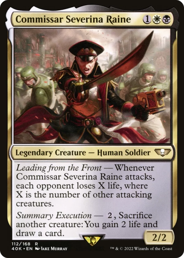 Commissar Severina Raine - Warhammer 40,000 Commander #112 (Foil)