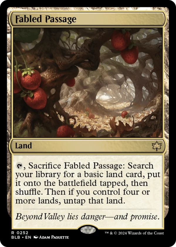 Fabled Passage - Bloomburrow #252 (Foil)