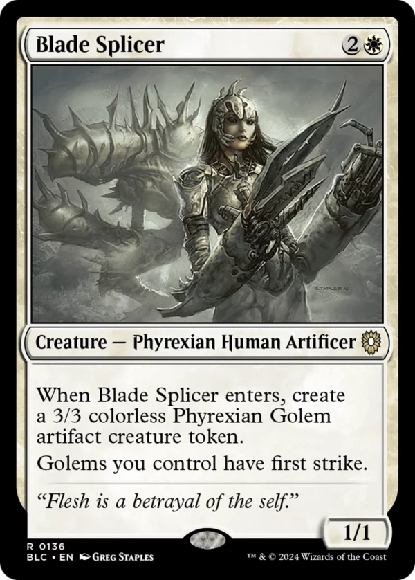 Blade Splicer - Bloomburrow Commander #136