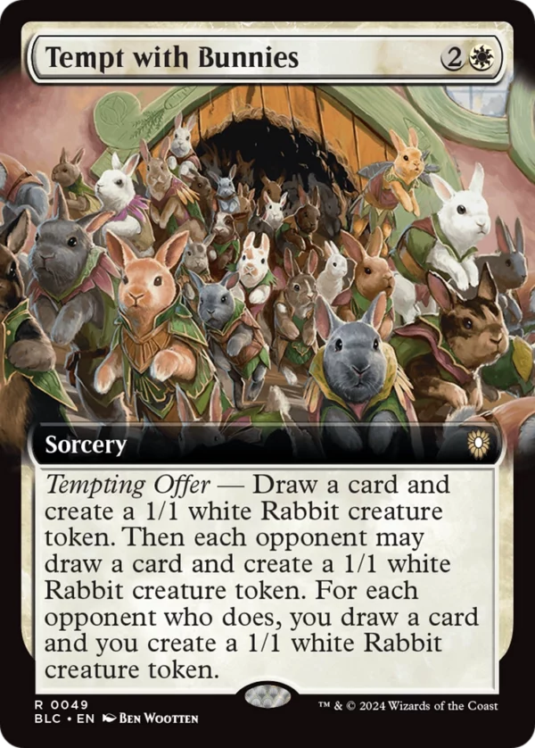 Tempt with Bunnies - Bloomburrow Commander #49