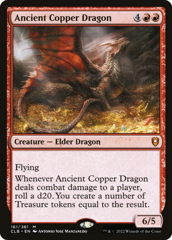 Ancient Copper Dragon - Commander Legends: Battle for Baldur's Gate #161