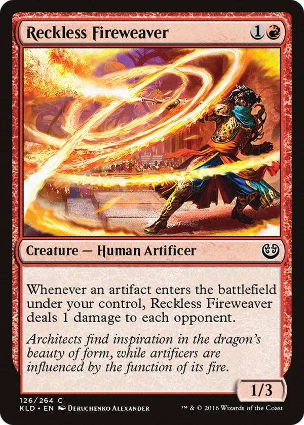 Reckless Fireweaver - Kaladesh #126 (Foil)