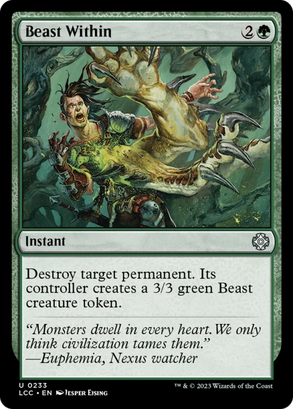 Beast Within - The Lost Caverns of Ixalan Commander #233