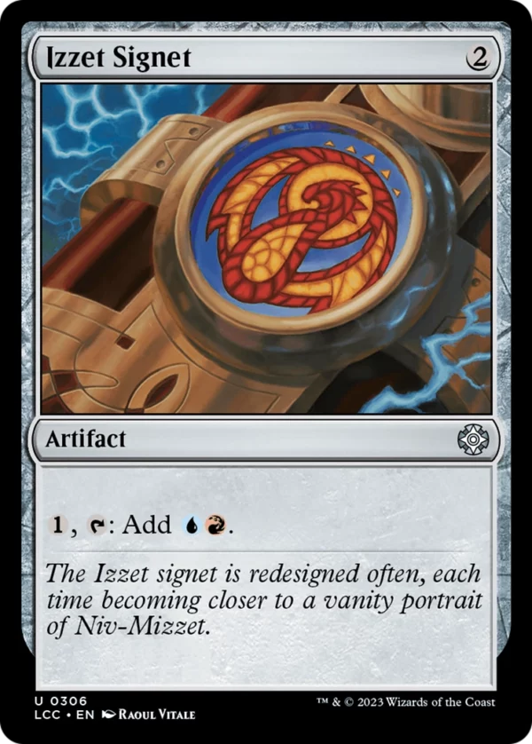 Izzet Signet - The Lost Caverns of Ixalan Commander #306