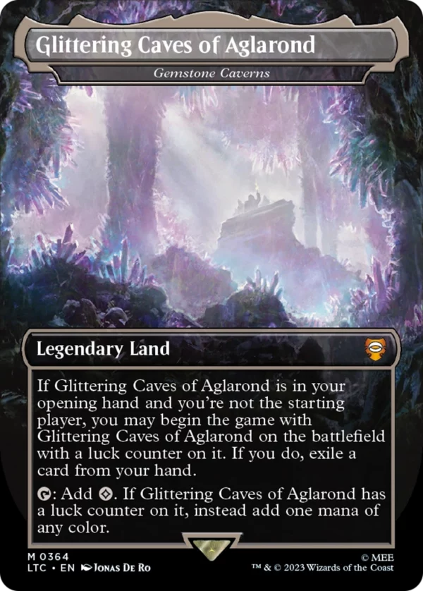 Gemstone Caverns (Glittering Caves of Aglarond) - Tales of Middle-earth Commander #364 (Foil)