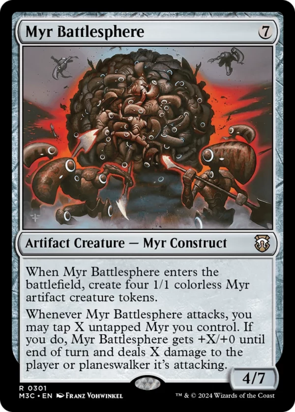 Myr Battlesphere - Modern Horizons 3 Commander #301