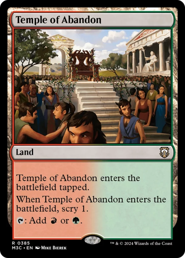 Temple of Abandon - Modern Horizons 3 Commander #385