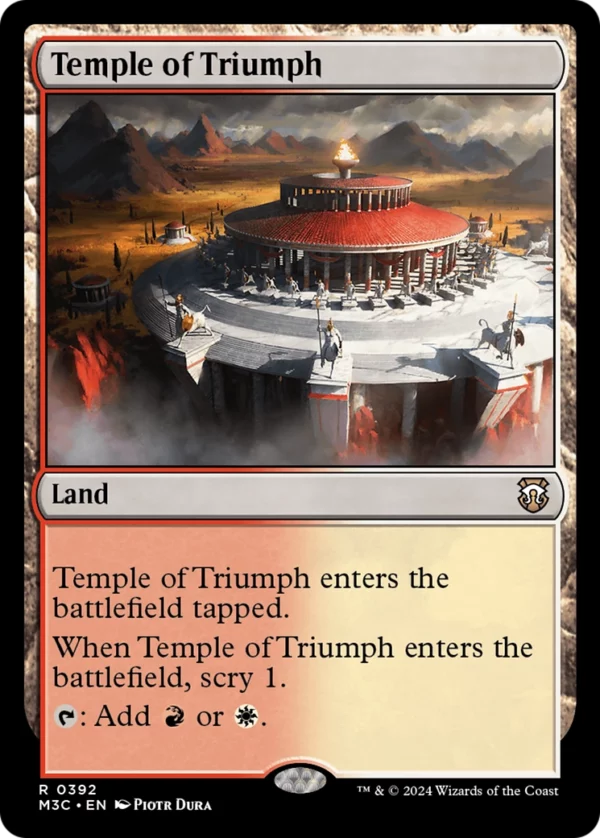 Temple of Triumph - Modern Horizons 3 Commander #392