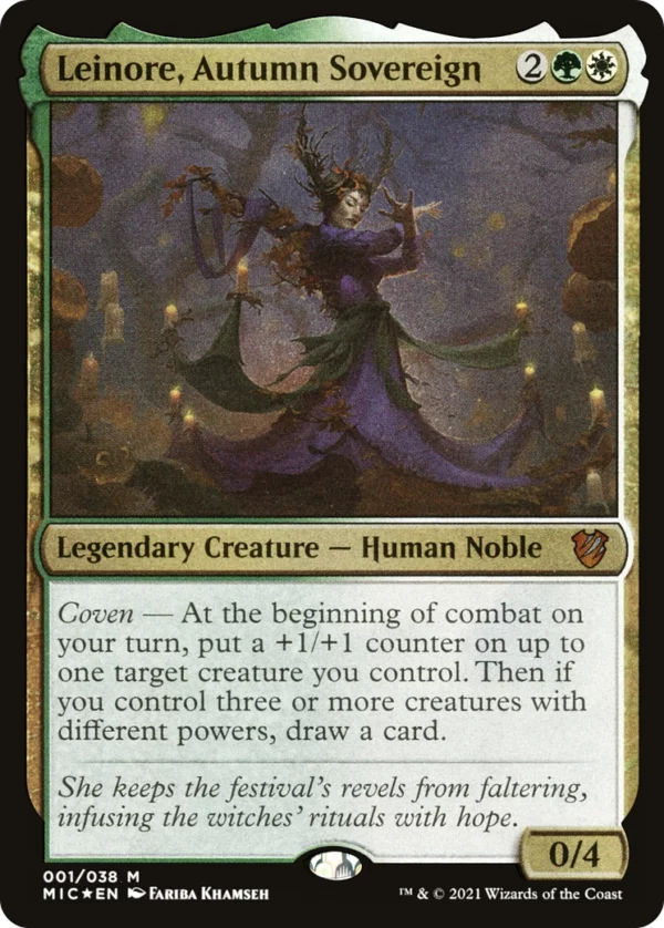 Leinore, Autumn Sovereign - Midnight Hunt Commander #1 (Foil)