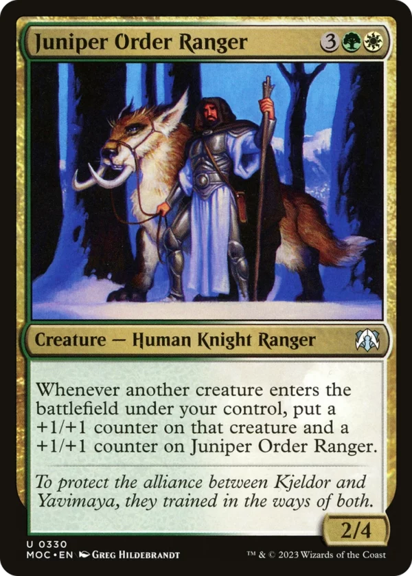 Juniper Order Ranger - March of the Machine Commander #330