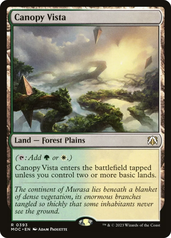 Canopy Vista - March of the Machine Commander #393