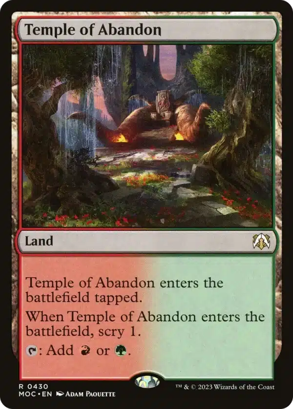 Temple of Abandon - March of the Machine Commander #430