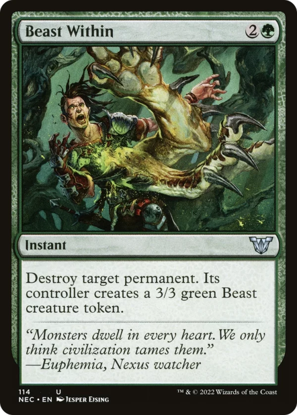 Beast Within - Neon Dynasty Commander #114