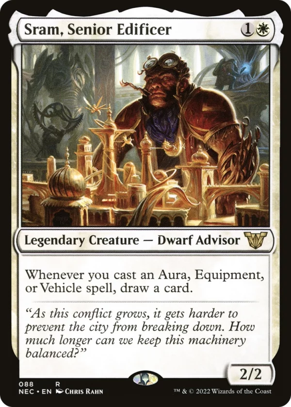 Sram, Senior Edificer - Neon Dynasty Commander #88