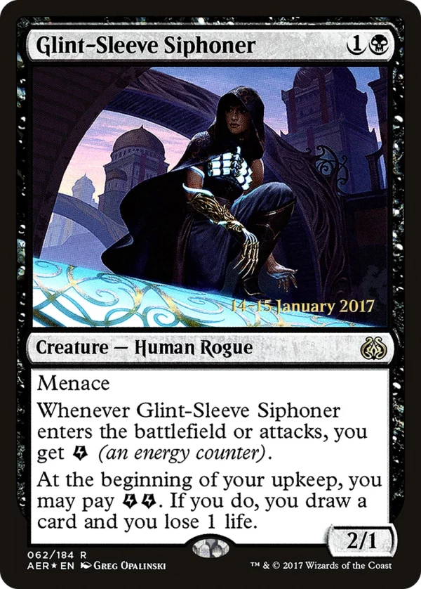 Glint-Sleeve Siphoner - Aether Revolt Promos #62s (Foil)