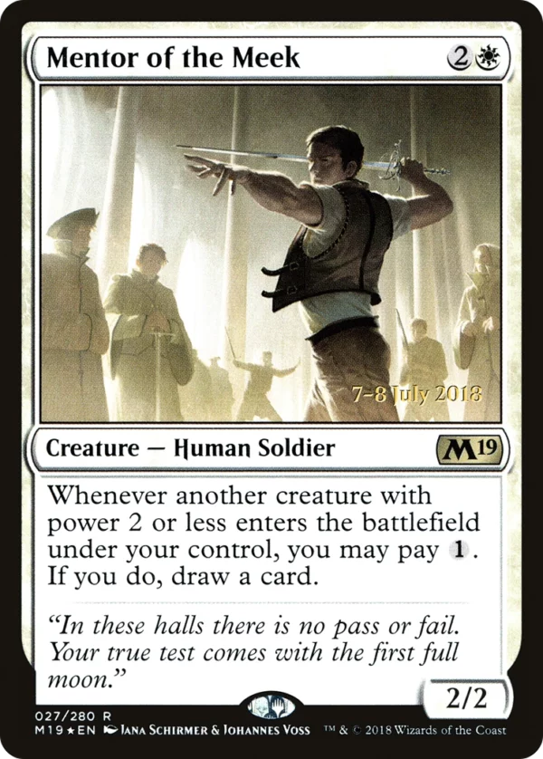 Mentor of the Meek - Core Set 2019 Promos #27s (Foil)