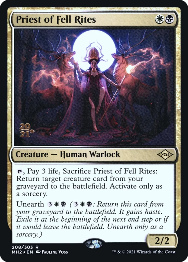 Priest of Fell Rites - Modern Horizons 2 Promos #208s (Foil)