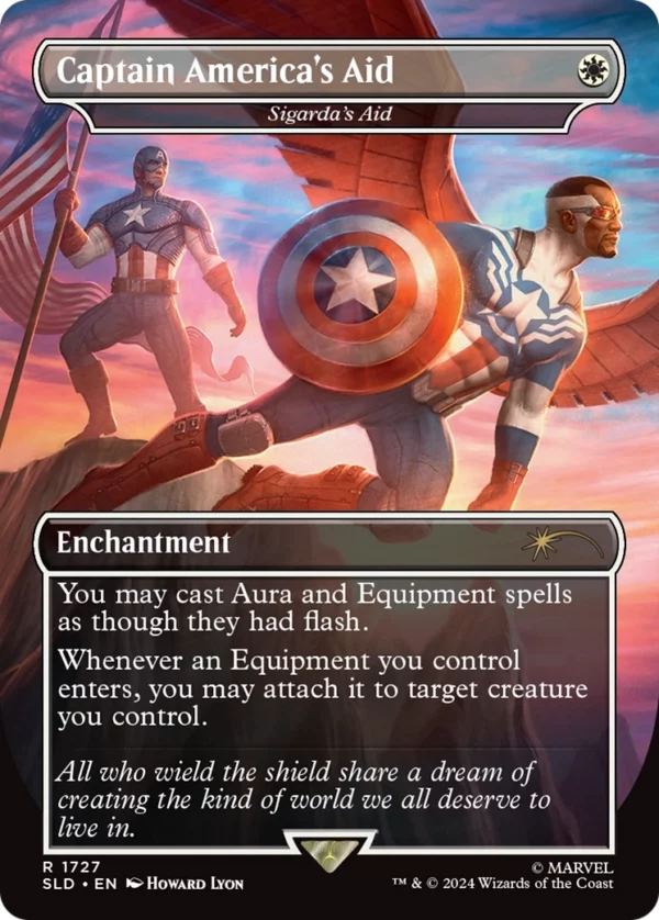 Sigarda's Aid (Captain America's Aid) - Secret Lair Drop #1727 (Foil)