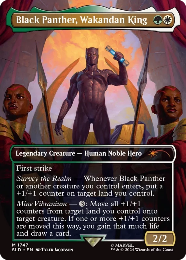 Black Panther, Wakandan King - Secret Lair Drop #1747 (Foil)