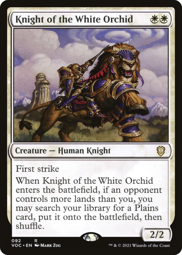 Knight of the White Orchid - Crimson Vow Commander #92