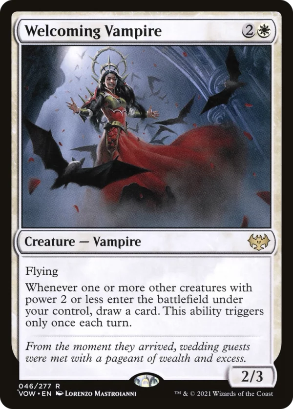 Welcoming Vampire - Innistrad: Crimson Vow #46 (Foil)