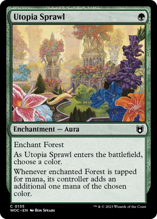 Utopia Sprawl - Wilds of Eldraine Commander #135