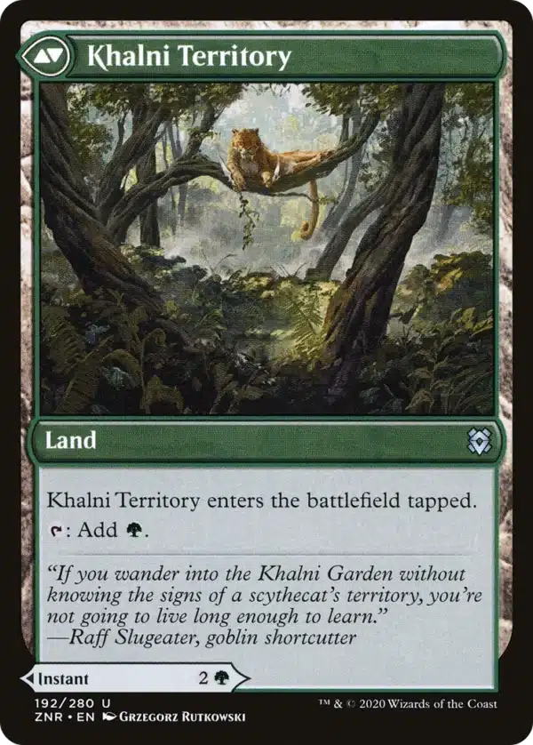 Khalni Ambush // Khalni Territory - Zendikar Rising #192 - Image 2