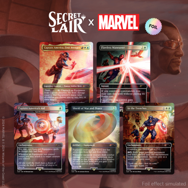 Secret Lair: Marvel - Captain America (Foil)